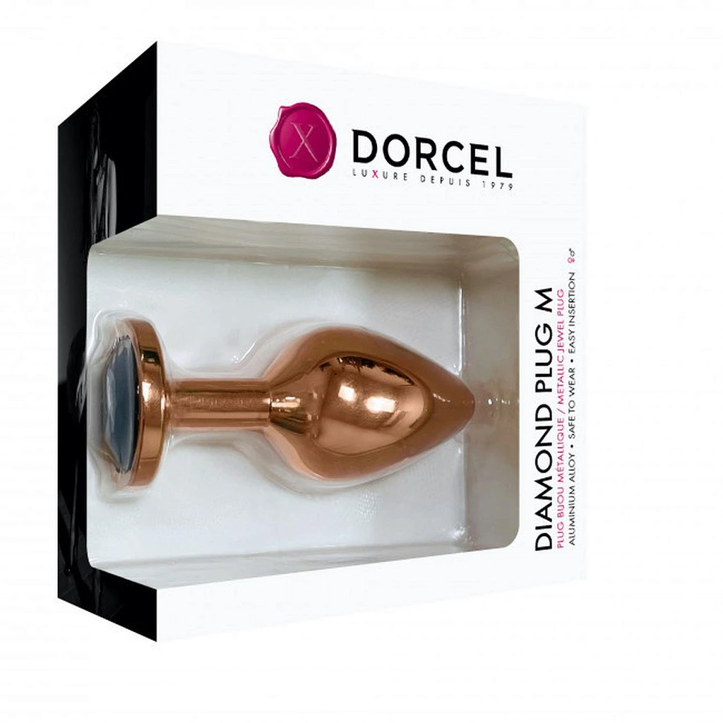 Korek analny Dorcel DIAMOND M - z kryształkiem — zdjęcie 4