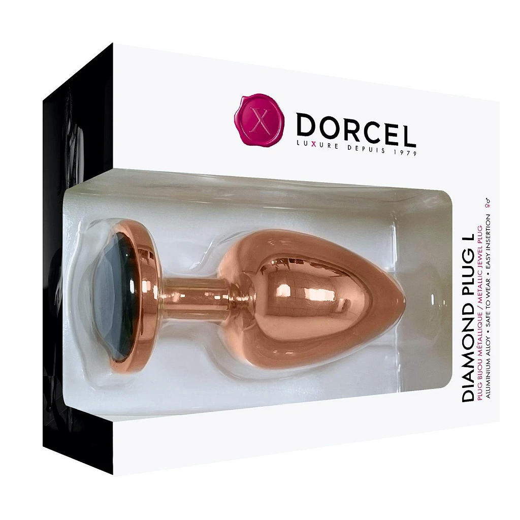 Korek analny Dorcel DIAMOND PLUG L - z kryształkiem — zdjęcie 4