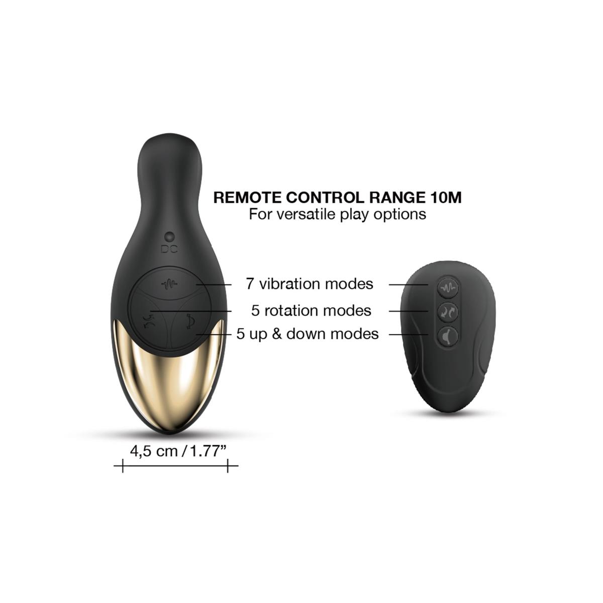 Masażer prostaty Dorcel Multi P-Joy - 3 silniki, 7 trybów wibracji — zdjęcie 6