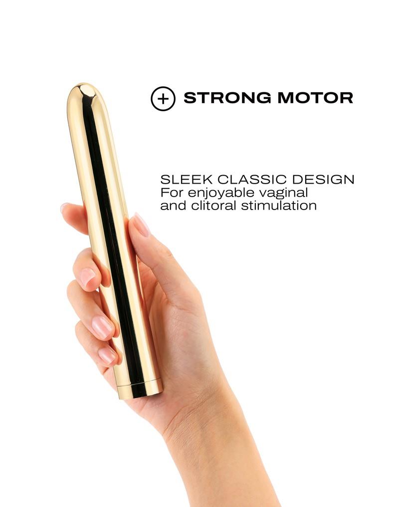 Wibrator Golden Boy 2.0 – 19 cm, 10 trybów, złoty — zdjęcie 4