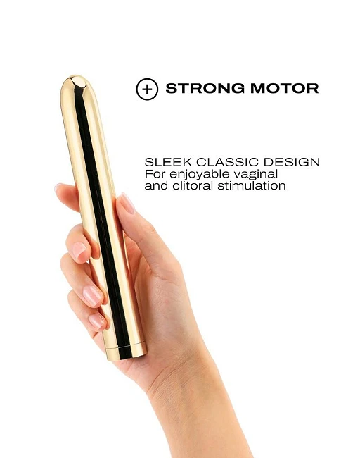 Wibrator Golden Boy 2.0 – 19 cm, 10 trybów, złoty — zdjęcie 4