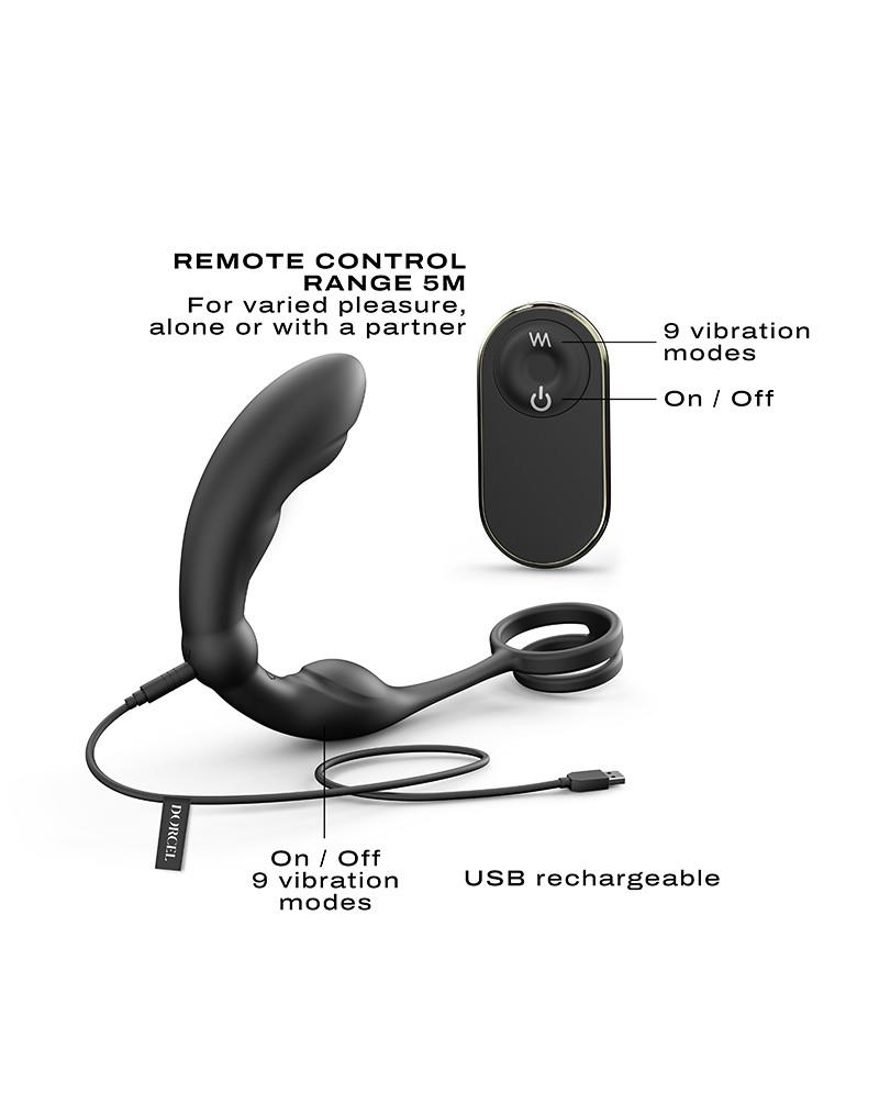 Masażer prostaty Dorcel P-RING - 10 trybów, USB — zdjęcie 7