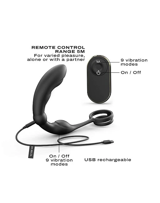 Masażer prostaty Dorcel P-RING - 10 trybów, USB — zdjęcie 7