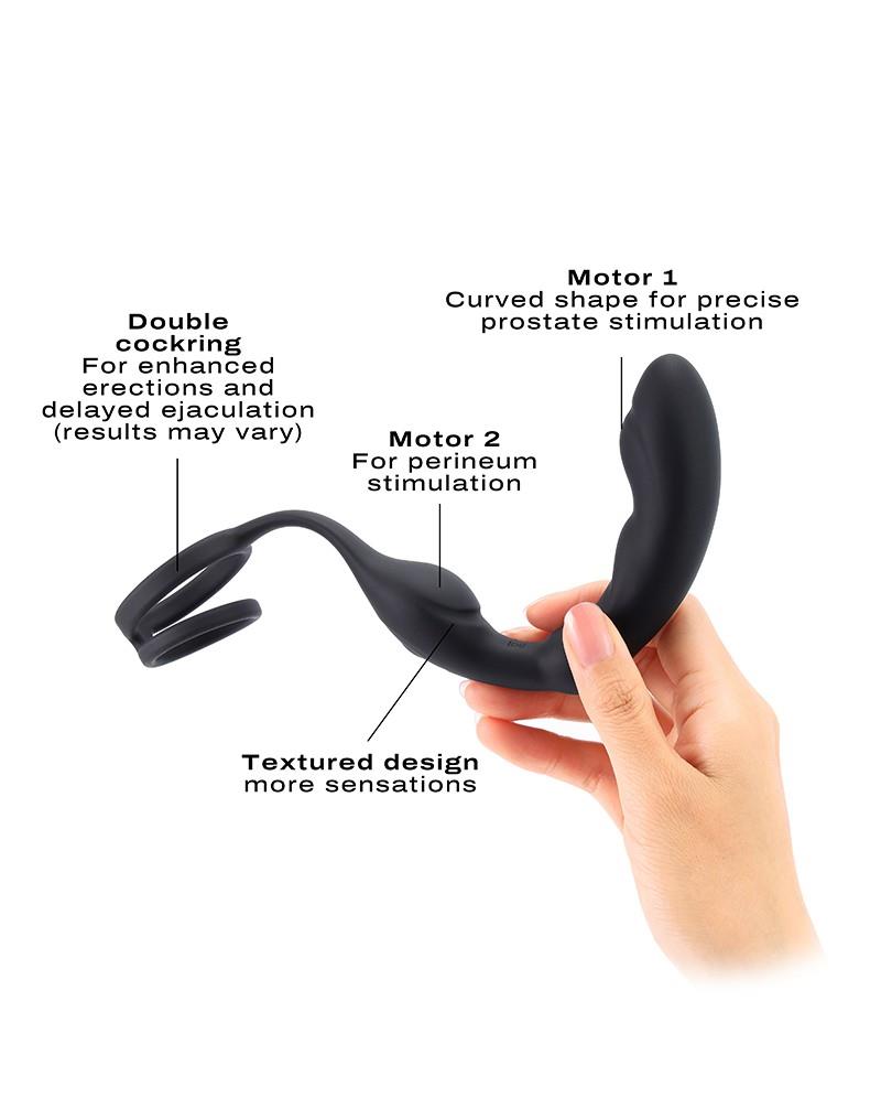 Masażer prostaty Dorcel P-RING - 10 trybów, USB — zdjęcie 8
