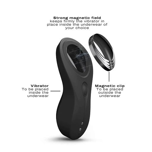 Wibrator do bielizny Discreet Vibe+ – magnes, IPX7 — zdjęcie 3