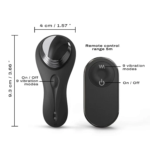 Wibrator do bielizny Discreet Vibe+ – magnes, IPX7 — zdjęcie 5