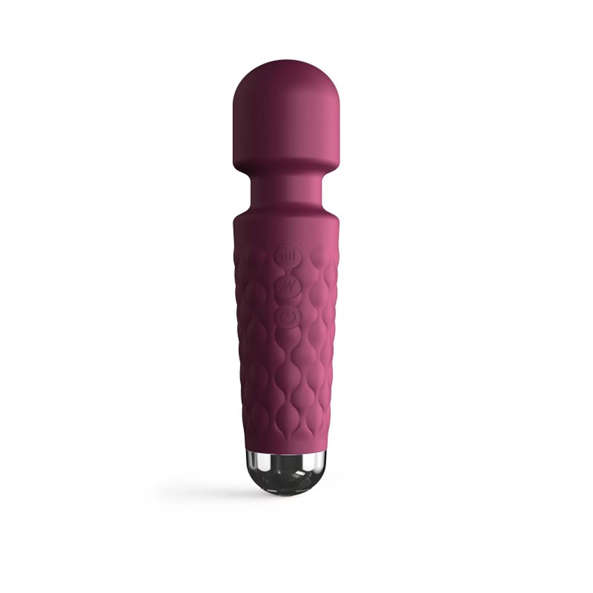Mini masażer Wand Wanderful Plum – 20 trybów, USB — zdjęcie 1