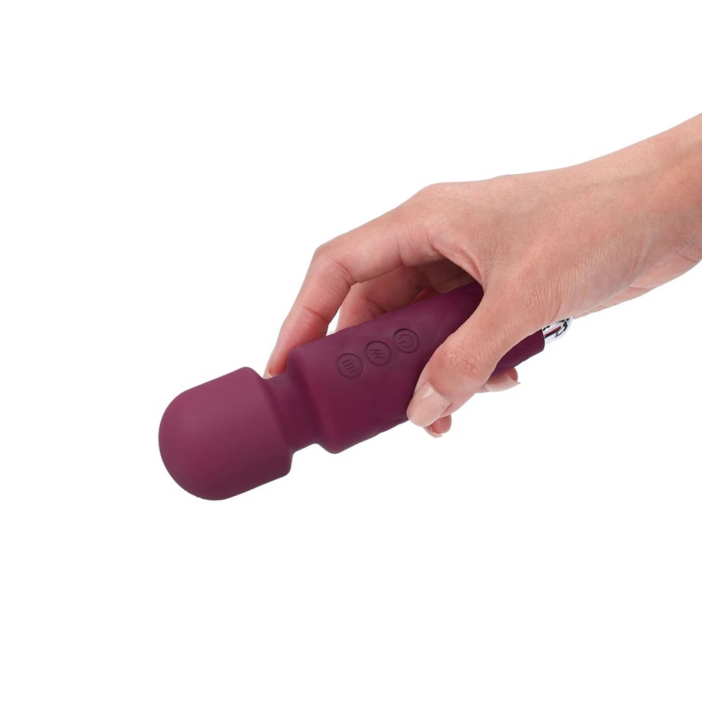 Mini masażer Wand Wanderful Plum – 20 trybów, USB — zdjęcie 2