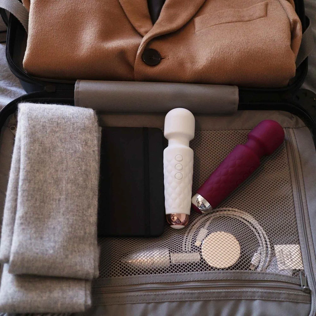 Mini masażer Wand Wanderful Plum – 20 trybów, USB — zdjęcie 6