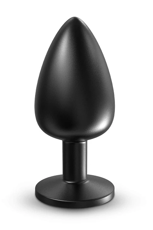 Korek analny Onix Plug L – czarny metal, matowe wykończenie