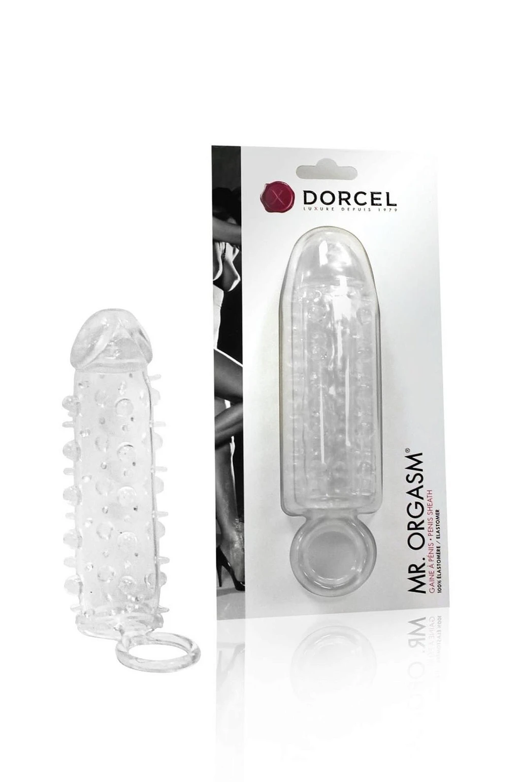 Nakładka Dorcel Mr. ORGASM - teksturowana TPE — zdjęcie 2