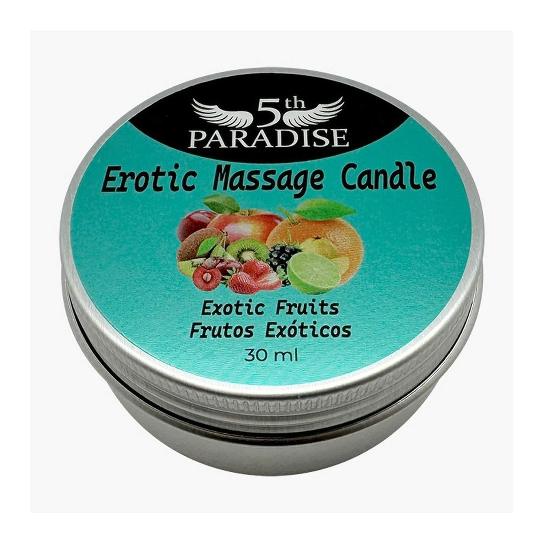 Świeca do masażu Sparkling Exotic Fruits – 30 ml — zdjęcie 2