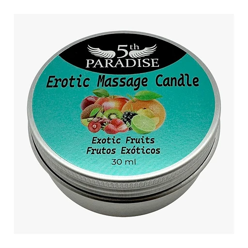 Świeca do masażu Sparkling Exotic Fruits – 30 ml — zdjęcie 2