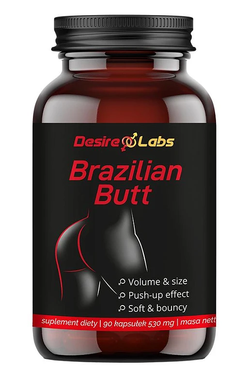 Suplement diety Brazilian Butt - kolagen i bambus, 90 kapsułek