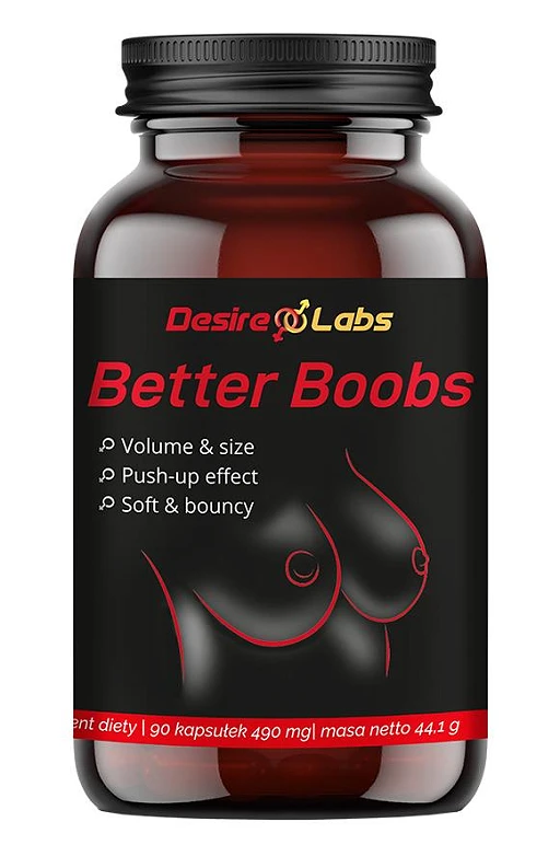 Suplement diety Better Boobs - 90 kapsułek, kolagen i wyciągi ziołowe