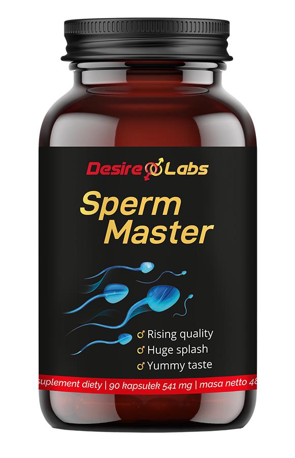Suplement diety Sperm Master - 90 kapsułek, cynk i L-karnityna — zdjęcie 1