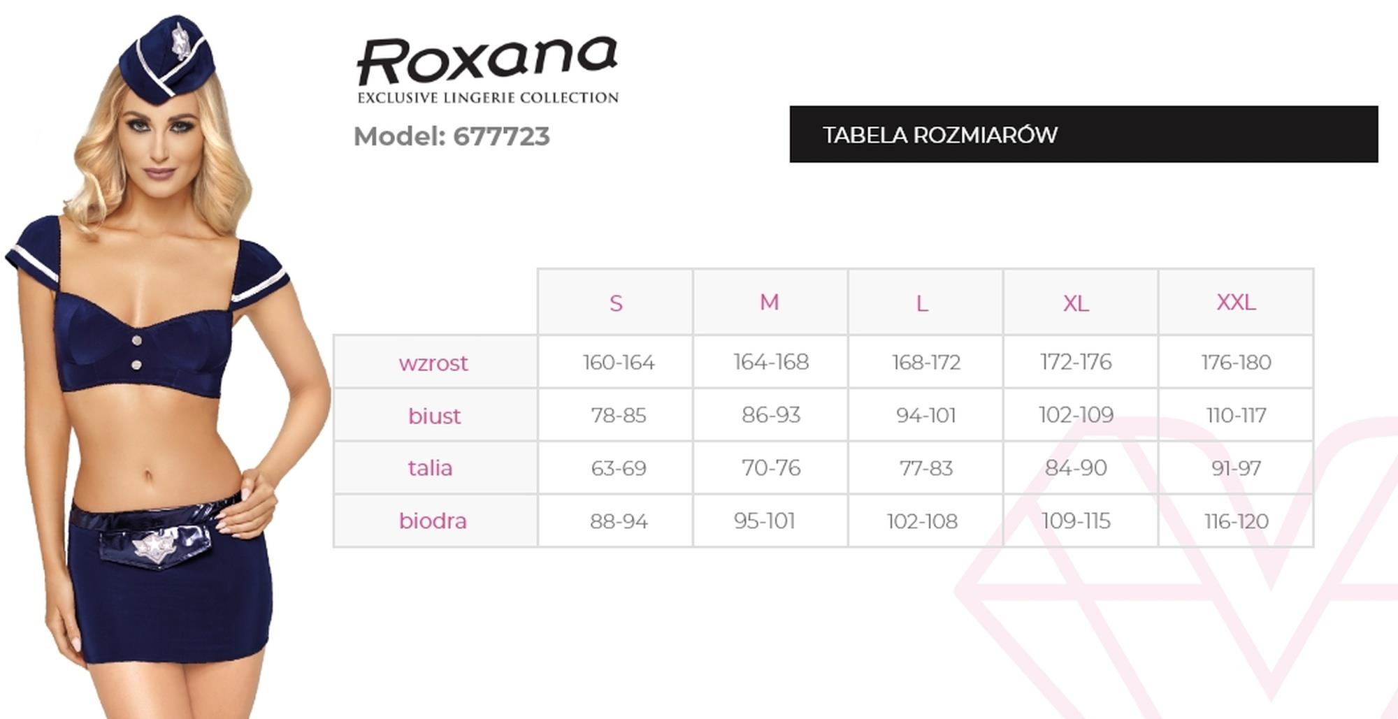 Kostium stewardessy – granatowy komplet z furażerką, XL — zdjęcie 4
