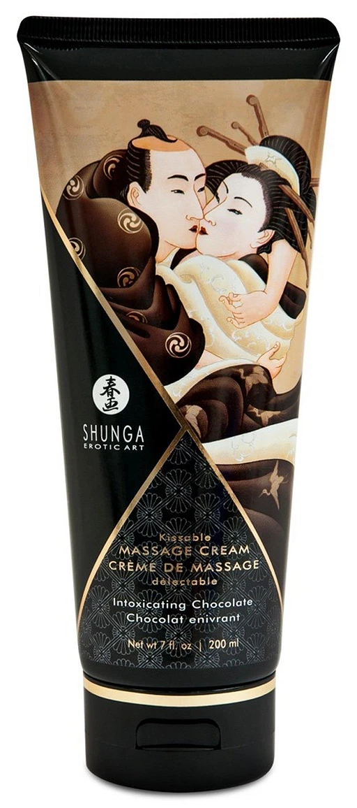 Krem do masażu Kissable Cream – czekoladowy smak, 200 ml