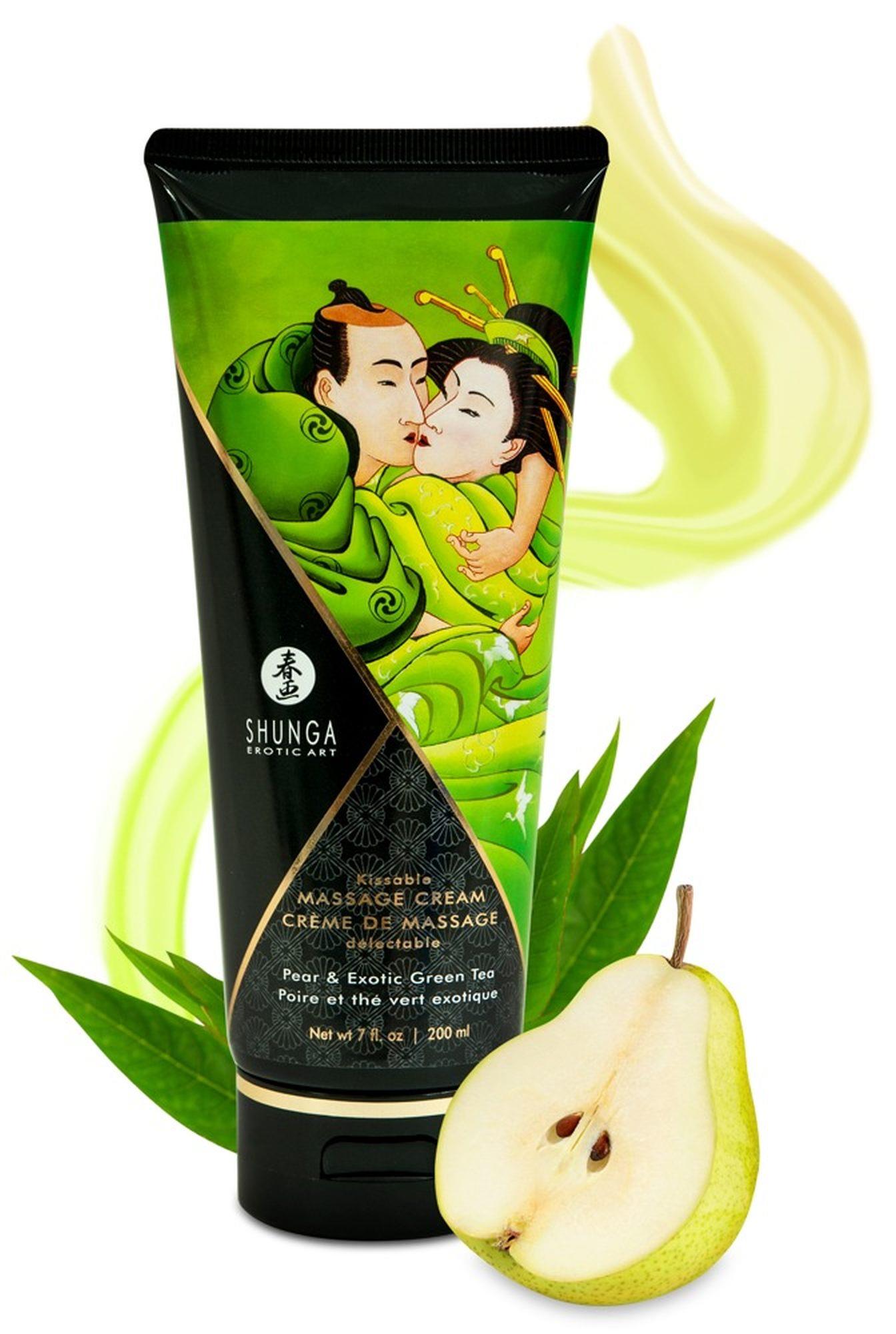 Krem do masażu Kissable Cream Exotic Green Tea – 200 ml — zdjęcie 2