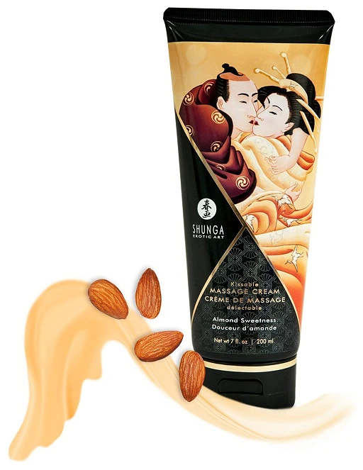 Krem do masażu Kissable Cream Almond Sweetness – 200 ml — zdjęcie 2