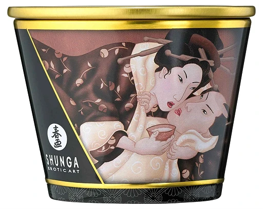 Świeca do masażu Excitation – czekolada, 170 ml — zdjęcie 3