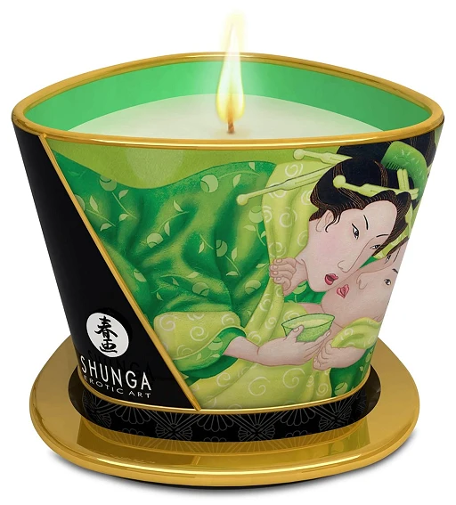 Świeca do masażu Zenitude – zielona herbata, 170 ml