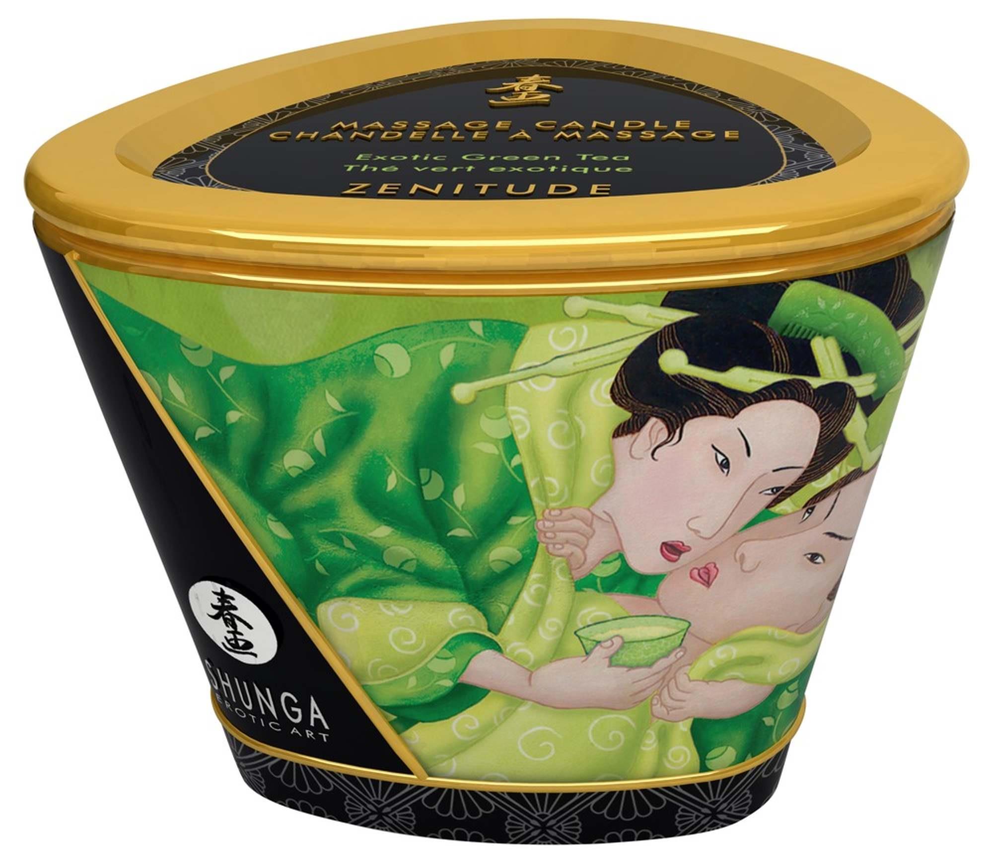 Świeca do masażu Zenitude – zielona herbata, 170 ml — zdjęcie 2