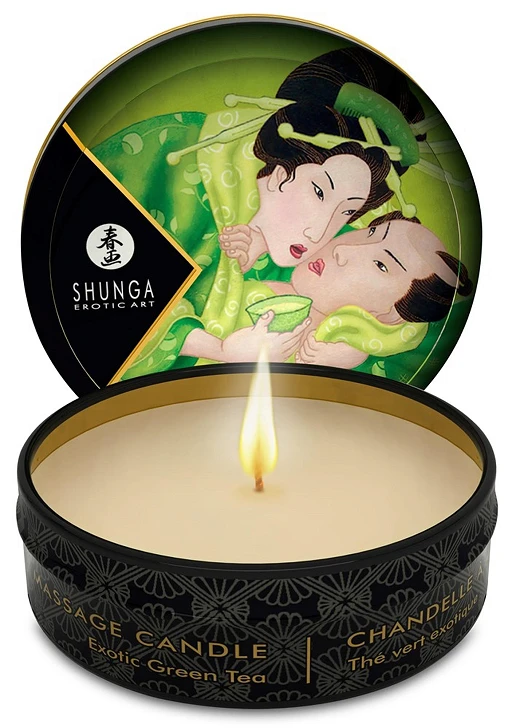 Mini świeca do masażu Zenitude – zielona herbata, 30 ml