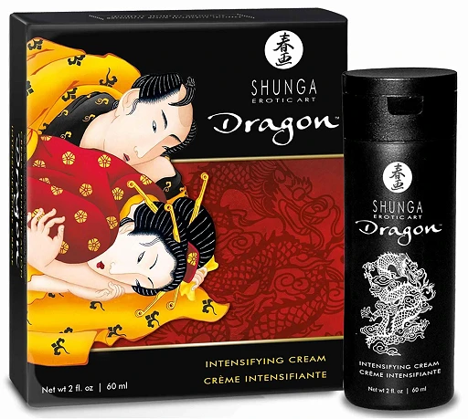 Krem intymny Shunga Dragon – efekt ciepła i chłodu, 60 ml — zdjęcie 2