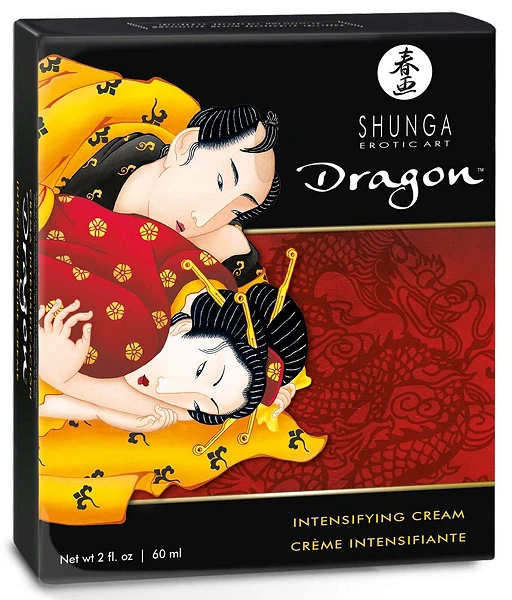 Krem intymny Shunga Dragon – efekt ciepła i chłodu, 60 ml — zdjęcie 3