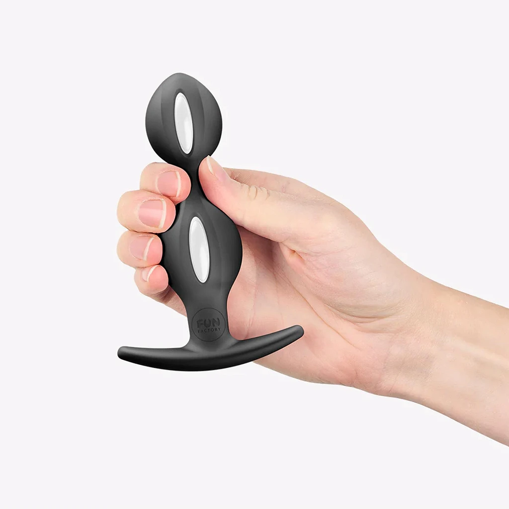 Korek analny Fun Factory B Balls Duo – podwójne kulki, silikon — zdjęcie 2