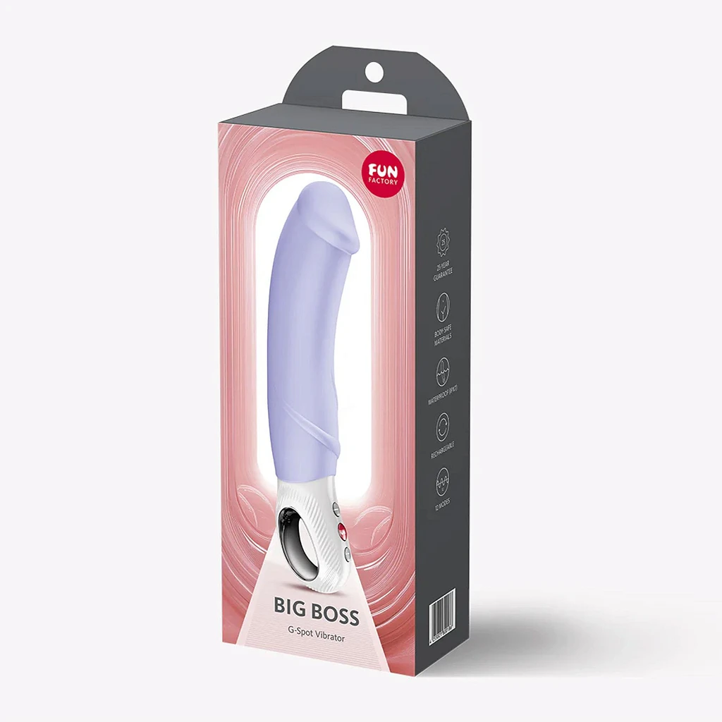 Wibrator Fun Factory Big Boss – realistyczny, 23 cm, USB-C — zdjęcie 3