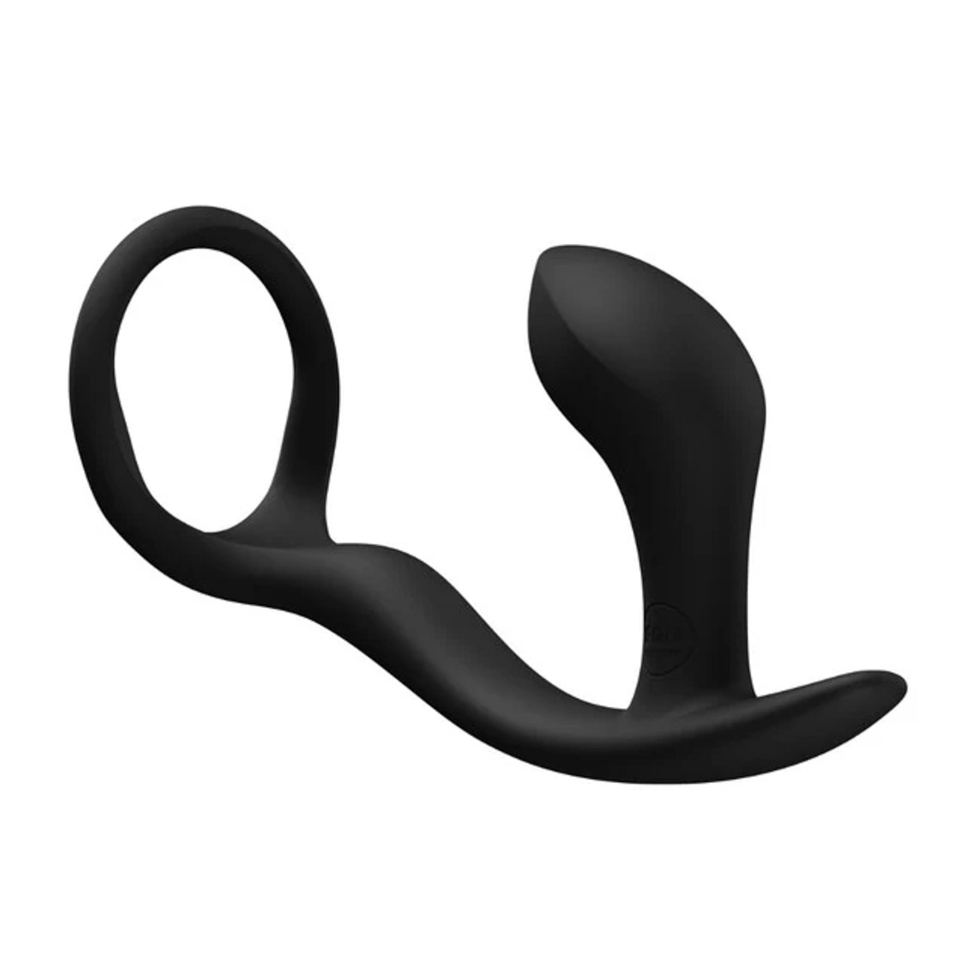 Masażer prostaty Bootie Ring - silikonowy, czarny — zdjęcie 2