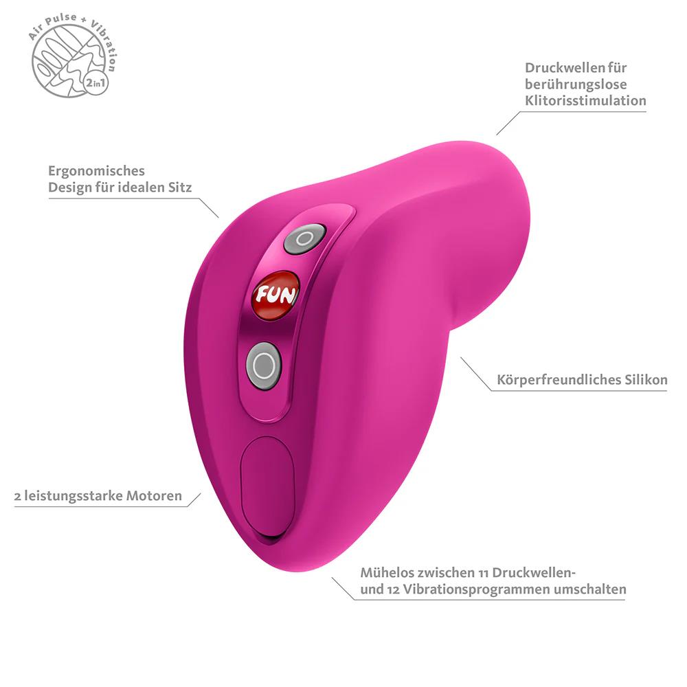 Stymulator łechtaczki Fun Factory Allure – fale ciśnieniowe i wibracje — zdjęcie 3