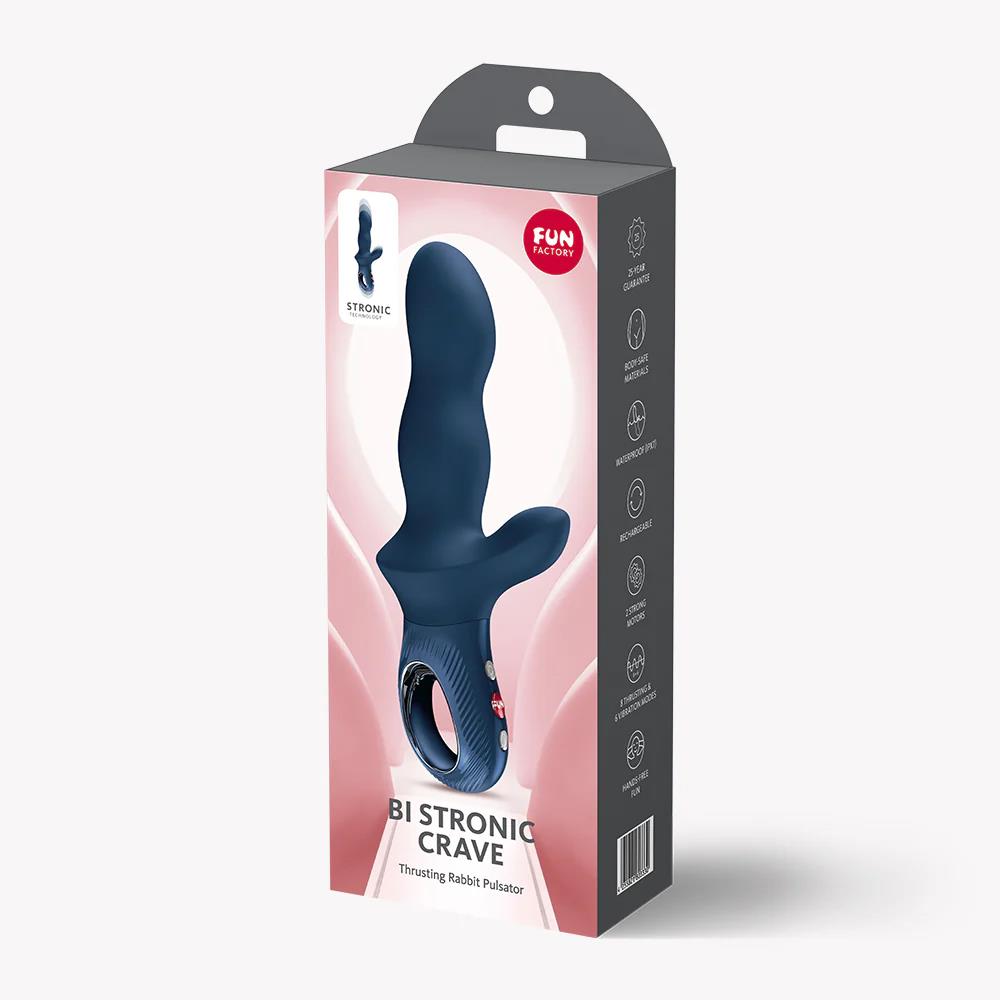 Wibrator króliczek Fun Factory Bi Stronic Crave – ruch posuwisty — zdjęcie 5