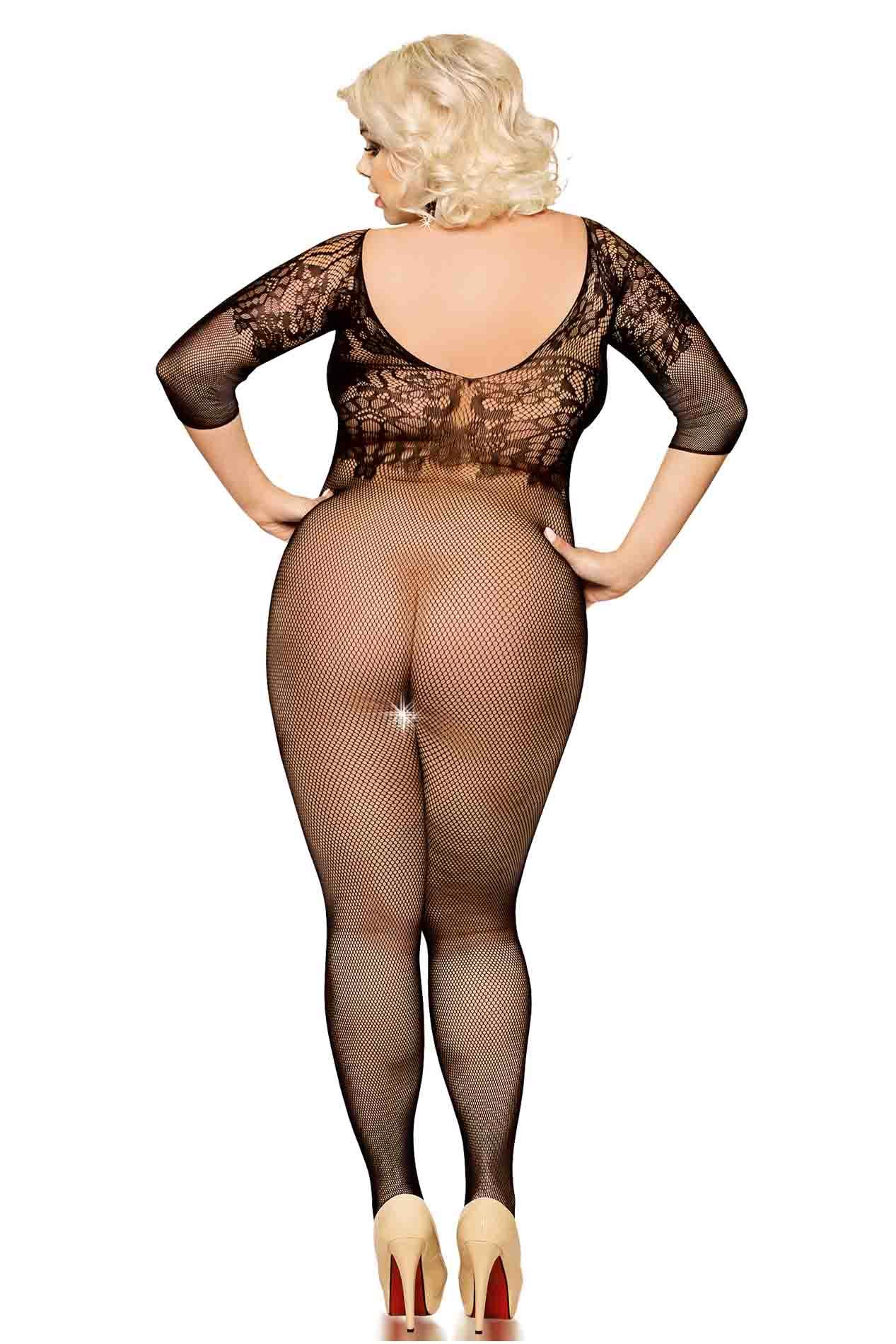 Bodystocking Dragonfly - czarne XL-3XL — zdjęcie 2