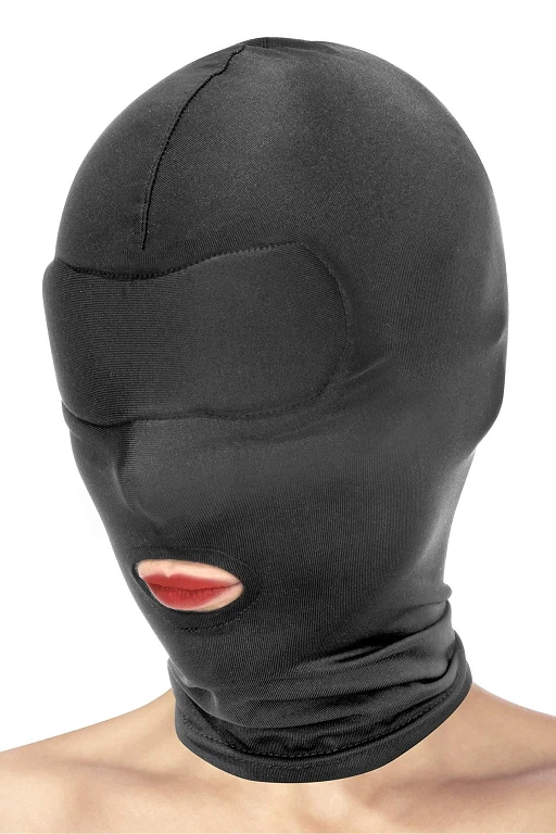 Maska z otworem na usta – elastyczny spandex — zdjęcie 3