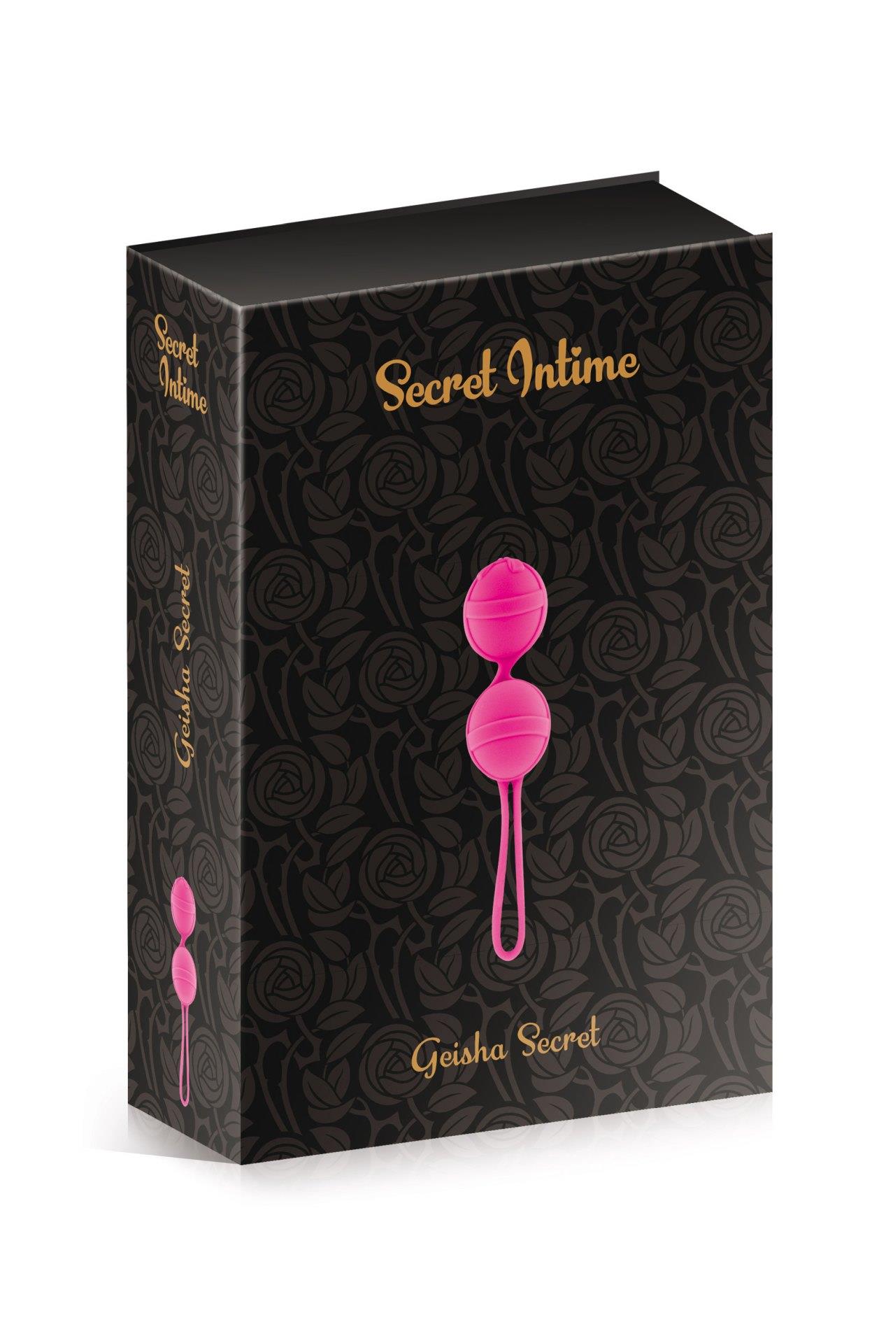 Kulki gejszy Geisha Fuchsia – silikonowe, teksturowane — zdjęcie 2