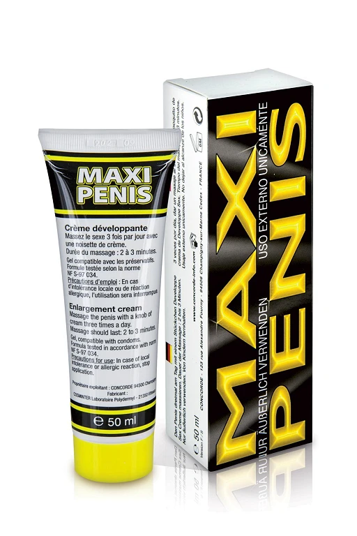 Krem do masażu penisa Maxi Penis – 50 ml, bez parabenów — zdjęcie 2