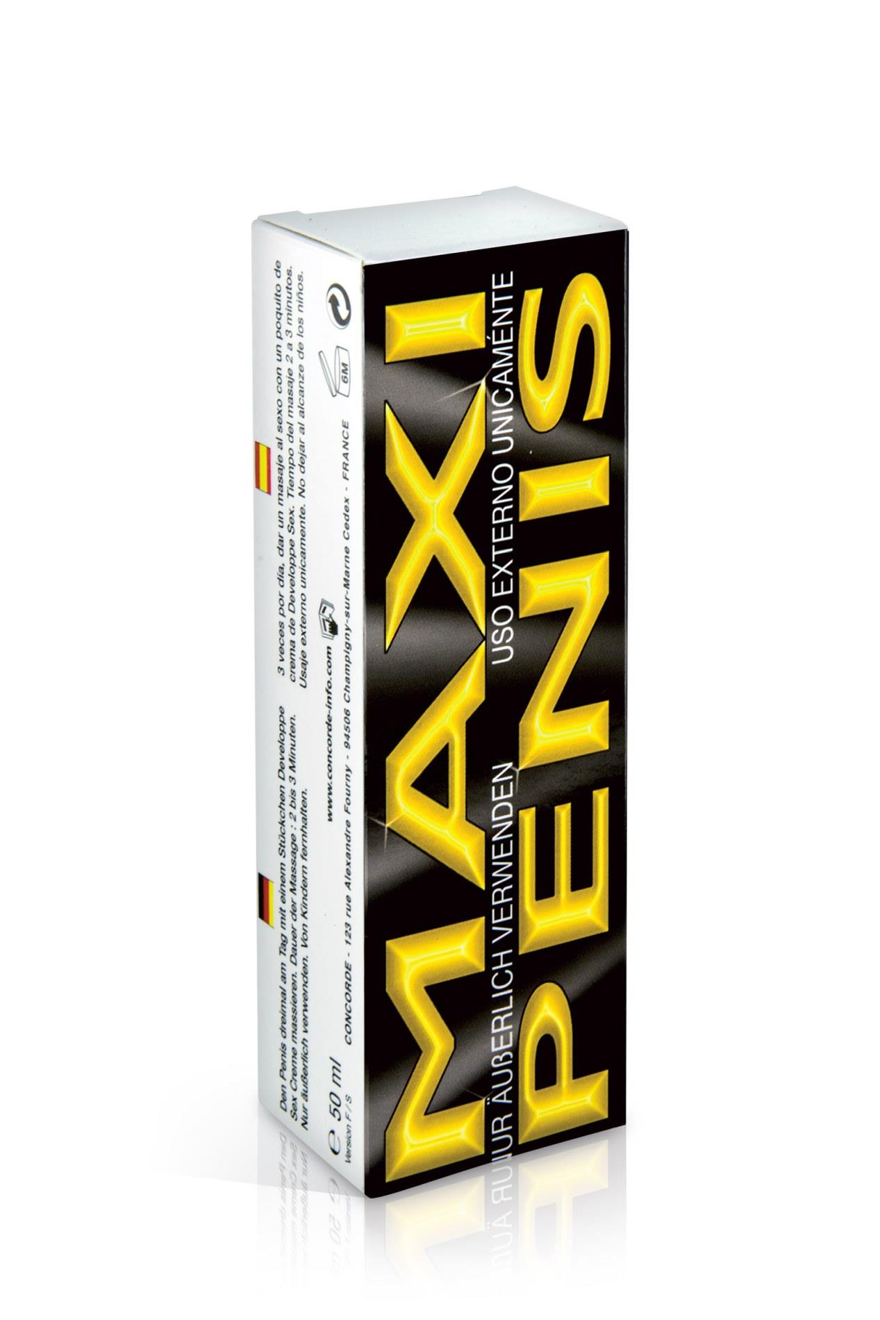 Krem do masażu penisa Maxi Penis – 50 ml, bez parabenów — zdjęcie 3