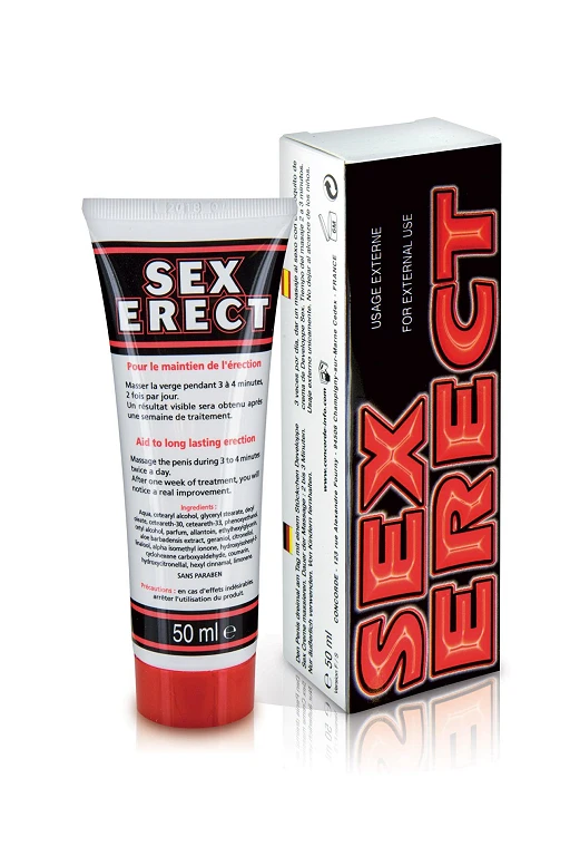 Krem intymny dla mężczyzn Sex Erect – aloes i alantoina, 50 ml — zdjęcie 2