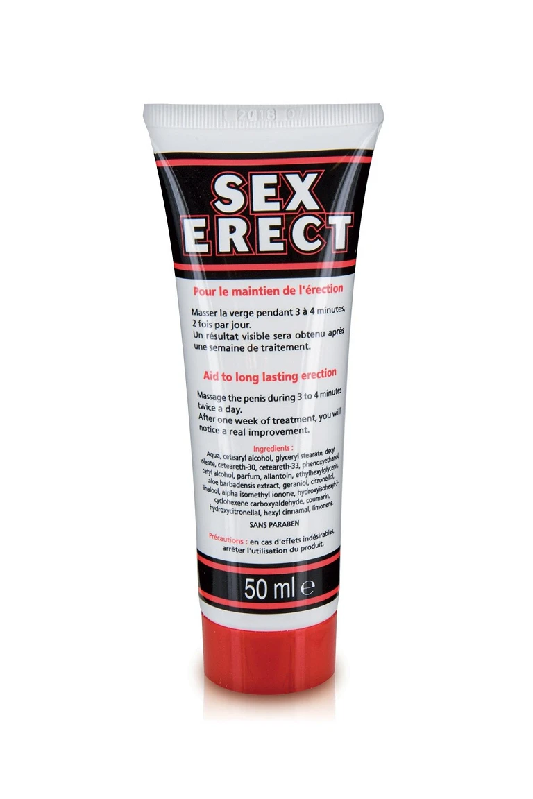 Krem intymny dla mężczyzn Sex Erect – aloes i alantoina, 50 ml