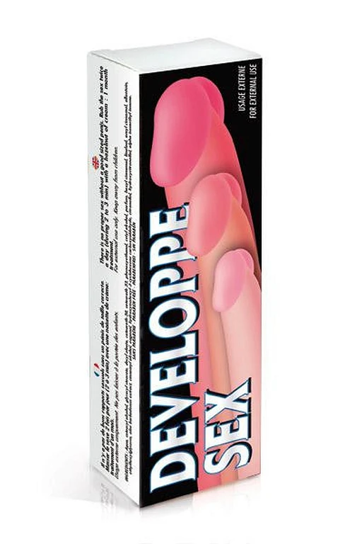 Krem do masażu penisa Developpe Sex - 50 ml, aloes i alantoina — zdjęcie 3