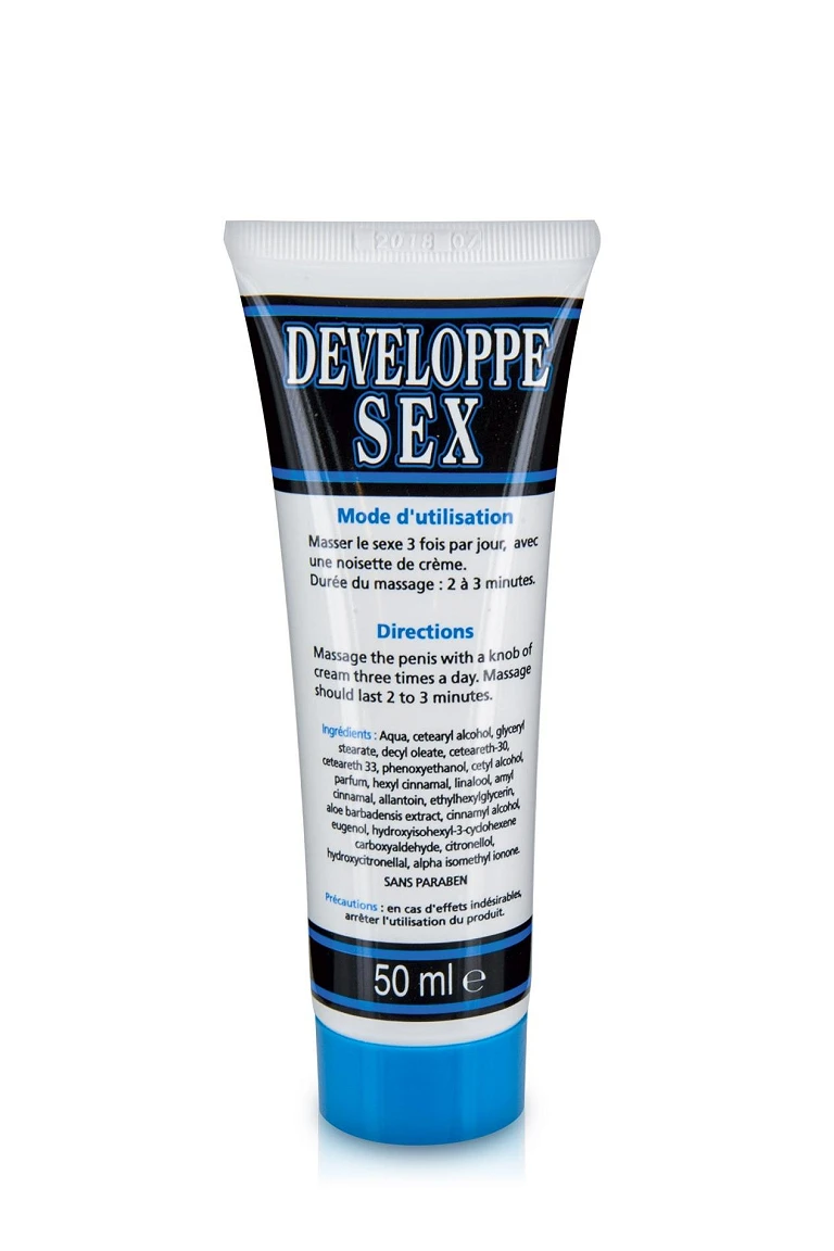 Krem do masażu penisa Developpe Sex - 50 ml, aloes i alantoina