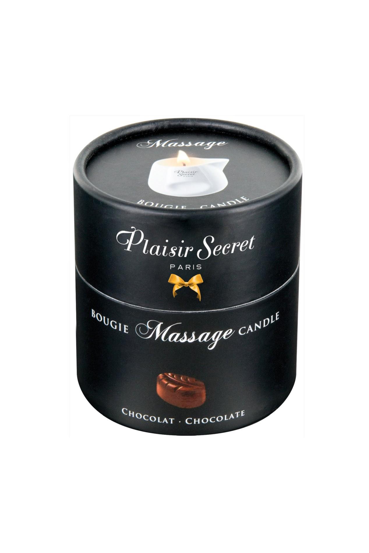 Świeca do masażu Chocolate – 80 ml, roślinny wosk — zdjęcie 2