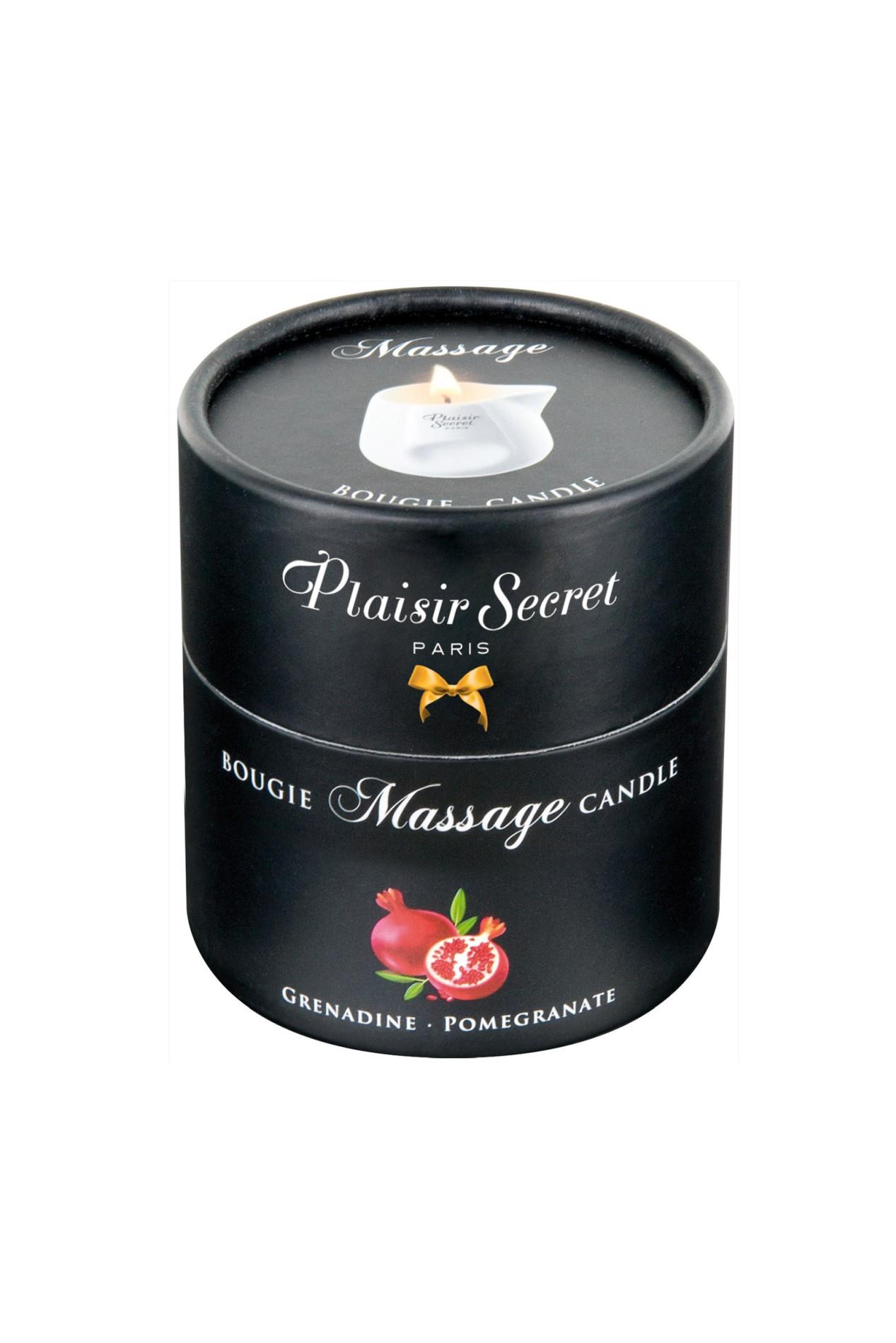 Świeca do masażu Grenadine 80 ml – wosk roślinny — zdjęcie 2