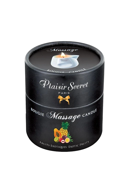 Świeca do masażu Exotic Fruits – 80 ml, dzióbek do nalewania — zdjęcie 2