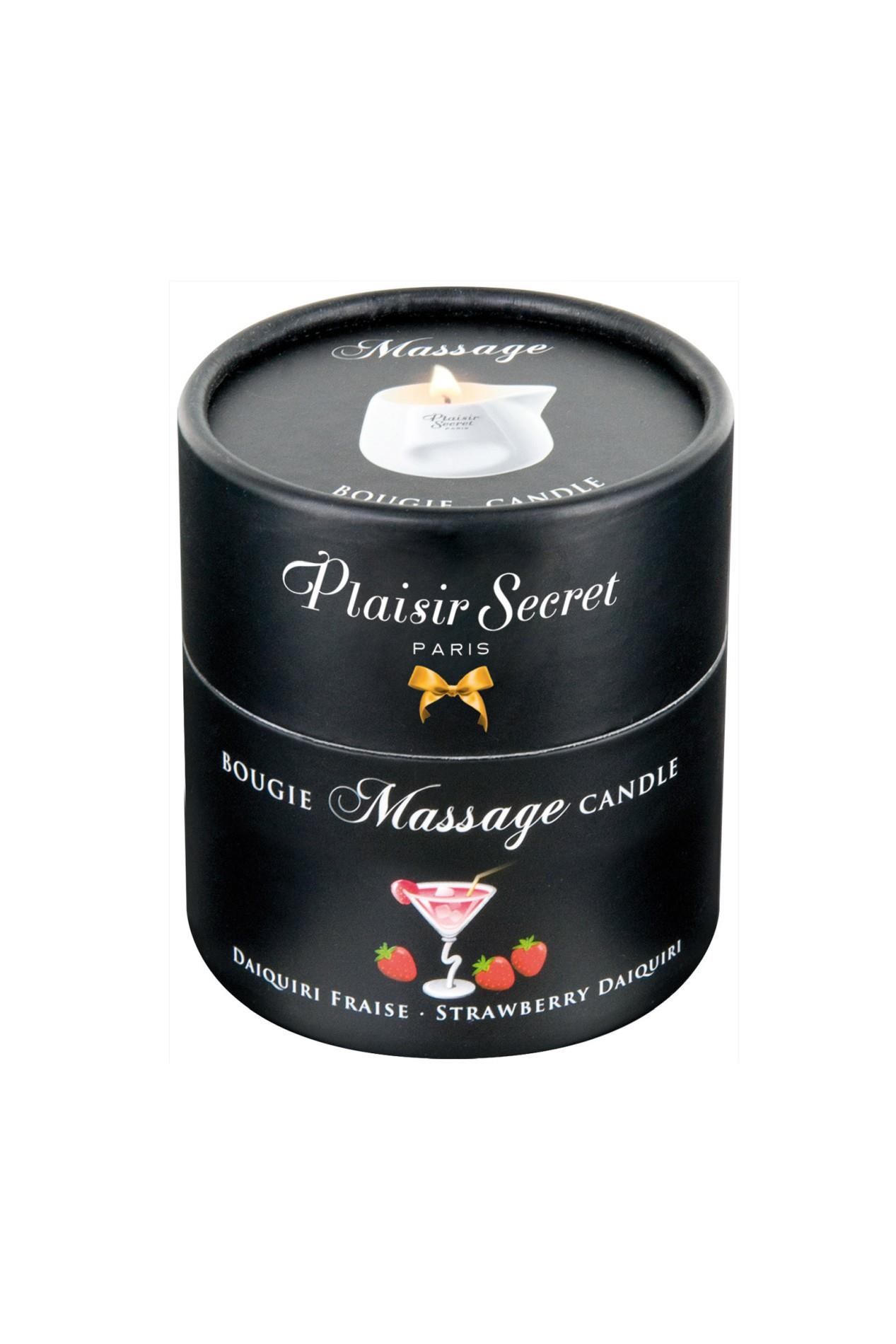 Świeca do masażu Daiquiri Fraise 80 ml – ceramiczny dzbanuszek — zdjęcie 2