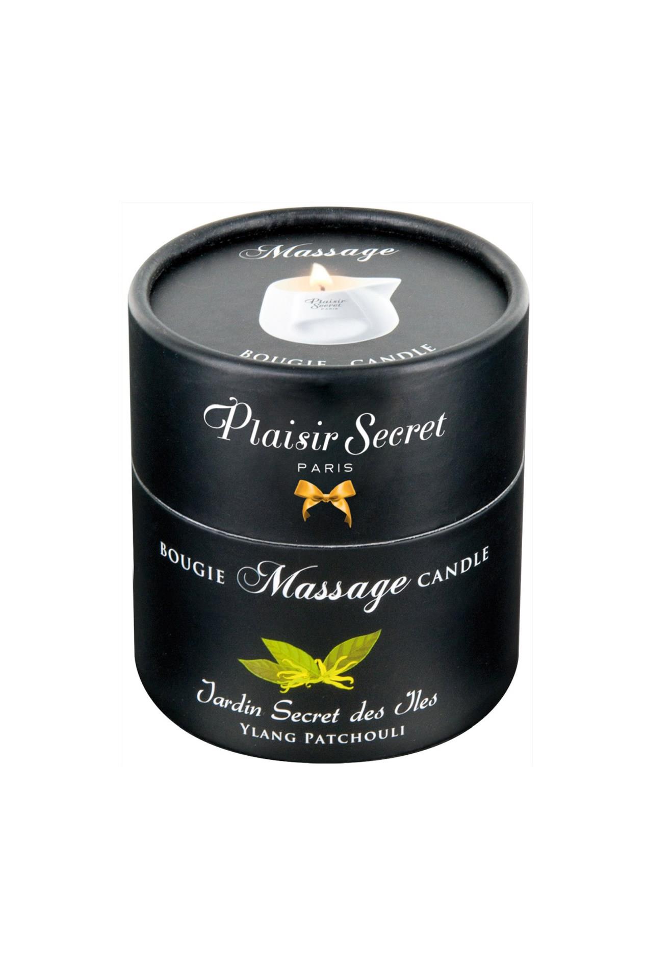 Świeca do masażu Ylang Patchouli – naturalny wosk, 80 ml — zdjęcie 2