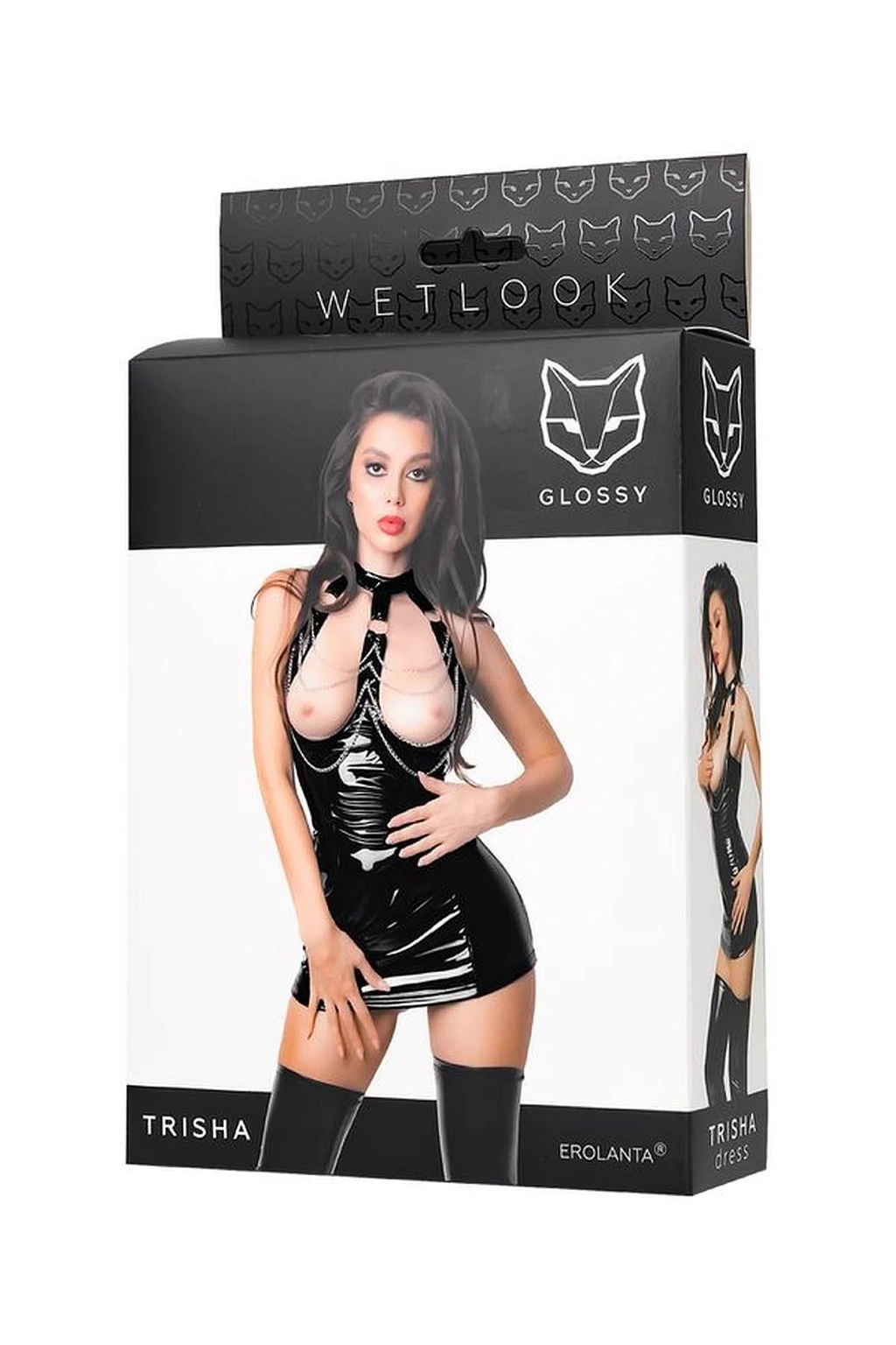 Sukienka Trisha - czarny Wetlook S — zdjęcie 5